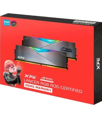 Adata XPG Lancer RGB ROG Certified 32GB (16GBx2) DDR5 6600MHz Desktop Ram