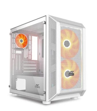 Ant Esports 200 Air Mini Mesh (M-ATX) Mini Tower Cabinet (White)