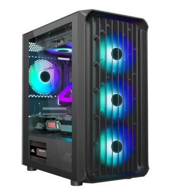 Ant Esports 205 Air ARGB Gaming Cabinet (Black)