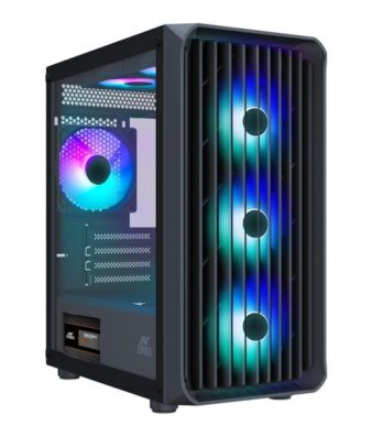 Ant Esports 205 Mini 6F ARGB (M-ATX) Mini Tower Cabinet (Black)