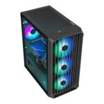 Ant Esports 205 Mini 6F ARGB (M-ATX) Mini Tower Cabinet (Black) - Image 3