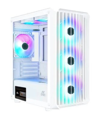 Ant Esports 205 Mini 6F ARGB (M-ATX) Mini Tower Cabinet (White)
