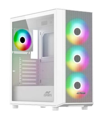 Ant Esports 411 Air ARGB (E-ATX) Mid Tower Cabinet (White)