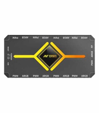 Ant Esports AFH90 2 in 1 ARGB PWM Fan Hub with 9 ARGB & PWM Ports