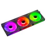 Ant Esports Crystaflow ARGB Black – 120mm Cabinet Fan (Triple Pack) - Image 2