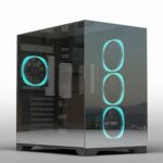 Ant Esports Crystal Mirror ATX Mid Tower Case (Black)