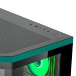 Ant Esports Crystal X11 (ATX) Mid Tower Cabinet (Green) - Image 2