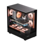 Ant Esports Crystal X6 ARGB (ATX) Mid Tower Cabinet (Black) - Image 2