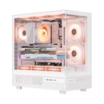 Ant Esports Crystal X6 ARGB (ATX) Mid Tower Cabinet (White)