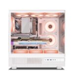 Ant Esports Crystal X6 ARGB (ATX) Mid Tower Cabinet (White) - Image 2