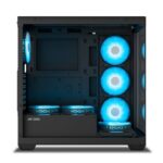 Ant Esports Crystal X7 ATX Gaming Cabinet with Type-C (Black) - Image 2