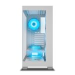 Ant Esports Crystal X7 ATX Gaming Cabinet with Type-C (White)