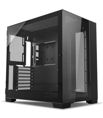 Ant Esports Crystal XL (ATX) Mid Tower Without Fan Cabinet (Black)