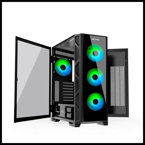 Ant Esports Dynamic GT ARGB (E-ATX) Mid Tower Cabinet (Black)