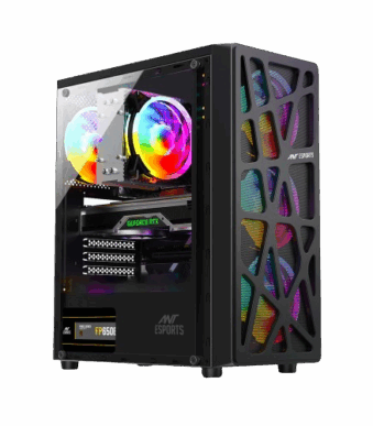 Ant Esports Elite 1100 Gaming Cabinet, Black