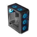 Ant Esports ICE-112 Auto RGB (ATX) Mid Tower Cabinet (Black) - Image 2
