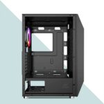 Ant Esports ICE-150TG Mesh (ATX) Mid Tower Cabinet (Black) - Image 4
