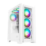 Ant Esports ICE-170TG (ATX) Mid Tower Cabinet (White)
