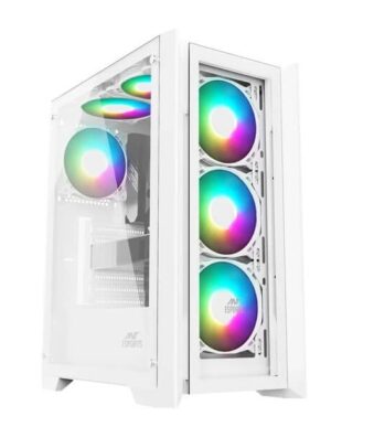 Ant Esports ICE-170TG (ATX) Mid Tower Cabinet (White)