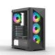 Ant Esports ICE-270G 6F Mid-Tower ATX Computer Case/Gaming Cabinet with Front Glass Panel