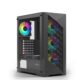 Ant Esports ICE-270M 6F Mid-Tower ATX Computer Case/Gaming Cabinet with Front Mesh Panel