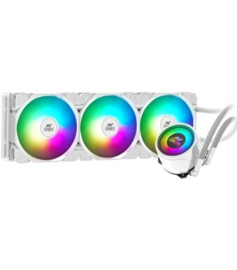 Ant Esports ICE-360 360mm Addressable RGB 2600 RPM AIO I CPU Liquid Cooler (White)