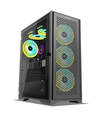 Ant Esports ICE-4000 RGB (ATX) Cabinet (Black)