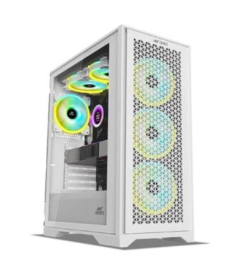 Ant Esports ICE-4000 RGB (ATX) Cabinet (White)