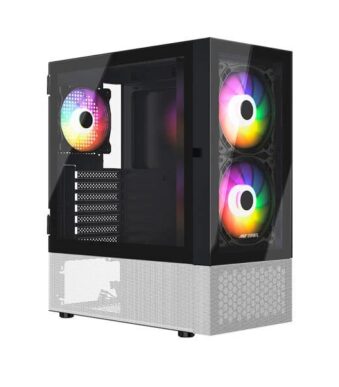 Ant Esports Pepper 5F ARGB (ATX) Mid Tower Cabinet (Black)