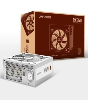Ant Esports RX550 White 80 Plus Bronze Gaming Power Supply