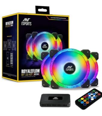 Ant Esports Royaleflow RF120 ARGB Cabinet Fan Kit (Triple Pack)