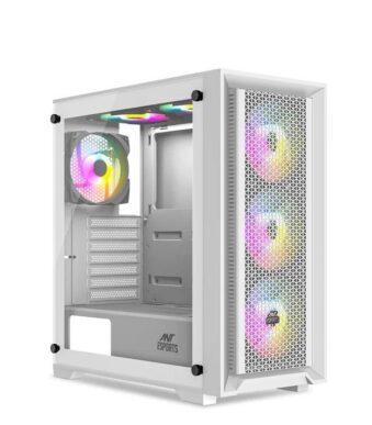 Ant Esports SX7 Mid-Tower Gaming Cabinet White