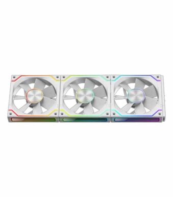 Ant Esports Shiftflow 120mm ARGB 3 Pack Case Fan Kit (White)