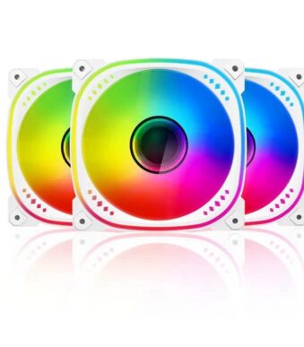 Ant Esports Spectraflow ARGB White Cabinet Fan (Triple Pack)