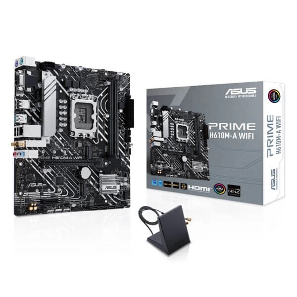 Asus Prime H610M-A WIFI Motherboard Supports Intel 12th, 13th & 14th Gen Processors
