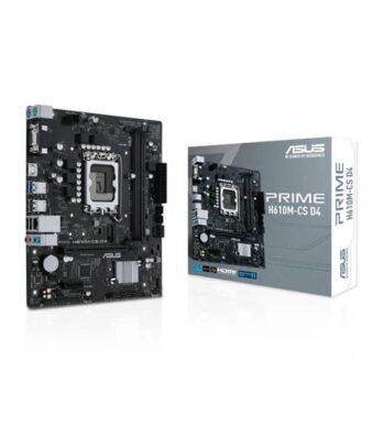 Asus Prime H610M-CS D4 Intel Motherboard Supports Intel 12th, 13th & 14th Gen Processors
