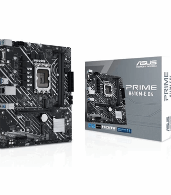 Asus Prime H610M-E D4 Intel Motherboard Supports Intel 12th, 13th & 14th Gen Processors