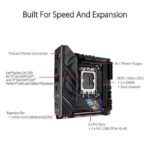 Asus ROG Strix B760-I Gaming WIFI Intel Motherboard Supports Intel 12th, 13th & 14th Gen Processors - Image 2