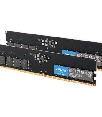 Crucial 16GB (2x8GB) DDR5 5600 MHz UDIMM Desktop Memory Kit