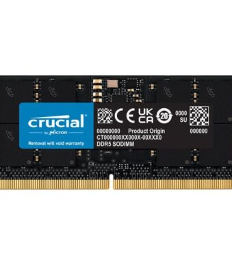 Crucial 32GB DDR5 4800 MHz SO-DIMM Memory Module