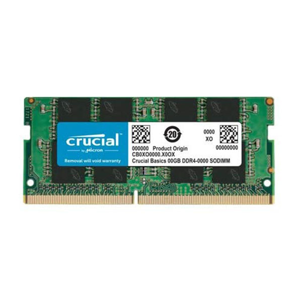 Crucial 8GB (8GBx1) DDR4 3200MHz Laptop RAM