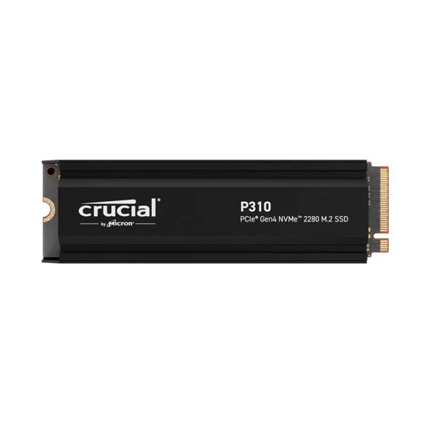 Crucial P310 1TB PCIe Gen4 NVMe 2280 M.2 with heatsink Internal Solid State Drive