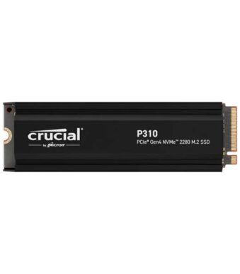 Crucial P310 2TB PCIe Gen4 NVMe 2280 M.2 with heatsink Internal Solid State Drive