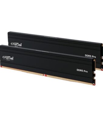 Crucial Pro 48GB Kit (2x24GB) DDR5 6000MHz Memory Kit (Black)