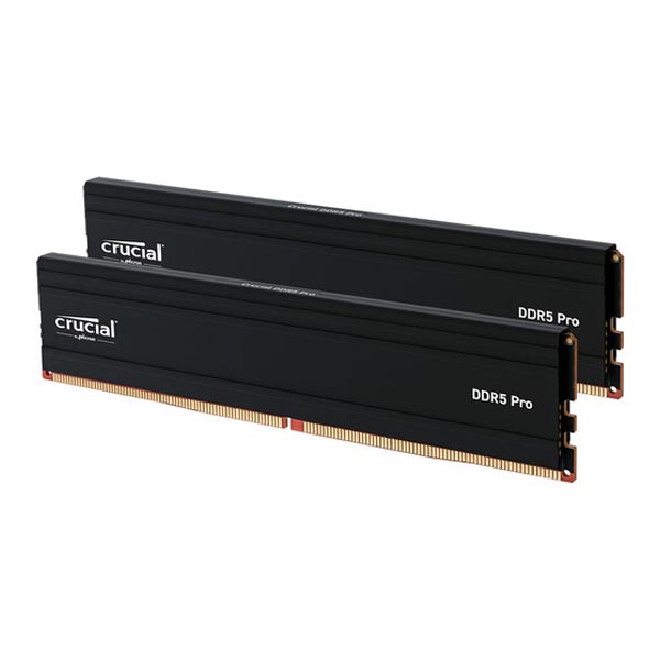 Crucial Pro 48GB Kit (2x24GB) DDR5 6000MHz Memory Kit (Black)