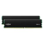 Crucial Pro RAM 64GB (2x32GB) DDR4 3200MHz Desktop Memory Kit