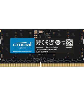Crucial RAM 16GB DDR5 4800MHz CL40 Laptop Memory (Black)