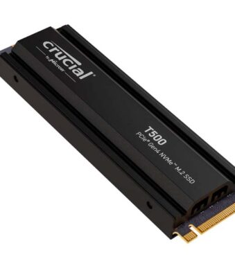 Crucial T500 4TB PCIe 4.0 x4 M.2 Internal SSD with Heatsink