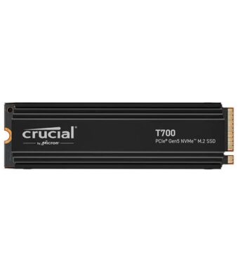 Crucial T700 1TB PCIe 5.0 x4 M.2 Internal SSD with Heatsink CT1000T700SSD5