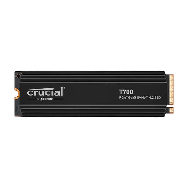 Crucial T700 1TB PCIe 5.0 x4 M.2 Internal SSD with Heatsink CT1000T700SSD5